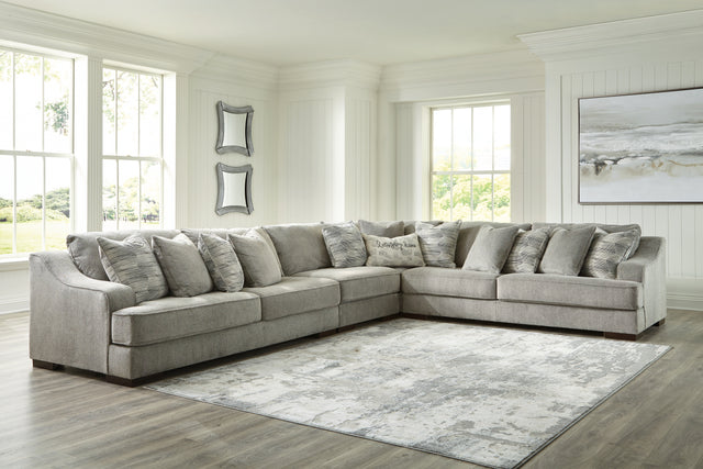 Sam's Furniture - Ashley Furniture - Bayless Sectional - LAF 5-Piece Sectional / Smoke - 52304S3