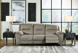 Sam's Furniture - Ashley Furniture - Next-Gen Gaucho Living Room - Reclining Power Sofa / Putty - 5420387