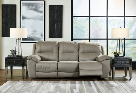 Sam's Furniture - Ashley Furniture - Next-Gen Gaucho Living Room - Reclining Power Sofa / Putty - 5420387