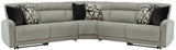 Sam's Furniture - Ashley Furniture - Colleyville Sectional - 5-Piece Power Reclining Sectional / Stone - 54405S6