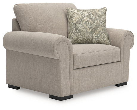 Sam's Furniture - Ashley Furniture - Sararose Living Room - Chair and a Half / Heather - 5710223