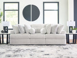Sam's Furniture - Ashley Furniture - Cuddle Plush Sectional - RAF 3-Piece Sectional / Arctic - PC59106S5