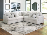 Sam's Furniture - Ashley Furniture - Cuddle Plush Sectional - RAF 5-Piece Sectional / Arctic - PC59106S2