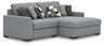 Sam's Furniture - Ashley Furniture - Bealton Sectional - RAF 2-Piece Sectional / Salt and Pepper - 61305S1