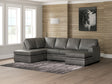 Sam's Furniture - Ashley Furniture - Lofton-Pike Sectional - LAF 2-Piece Sectional with Chaise / Shadow - PC61610S1