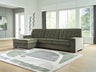 Sam's Furniture - Ashley Furniture - Caspian-Town Sectional - RAF 2-Piece Sectional with Chaise / Olive - PC61702S1