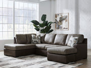 Sam's Furniture - Ashley Furniture - Castille Way Sectional - RAF 2-Piece Sectional with Chaise / Fossil - PC62703S1