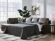 Sam's Furniture - Ashley Furniture - Castille Way Sectional - RAF 2-Piece Sleeper Sectional with Chaise / Fossil - PC62703S4