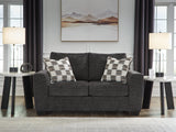 Sam's Furniture - Ashley Furniture - Loreo Living Room - Loveseat / Ebony - 6310135