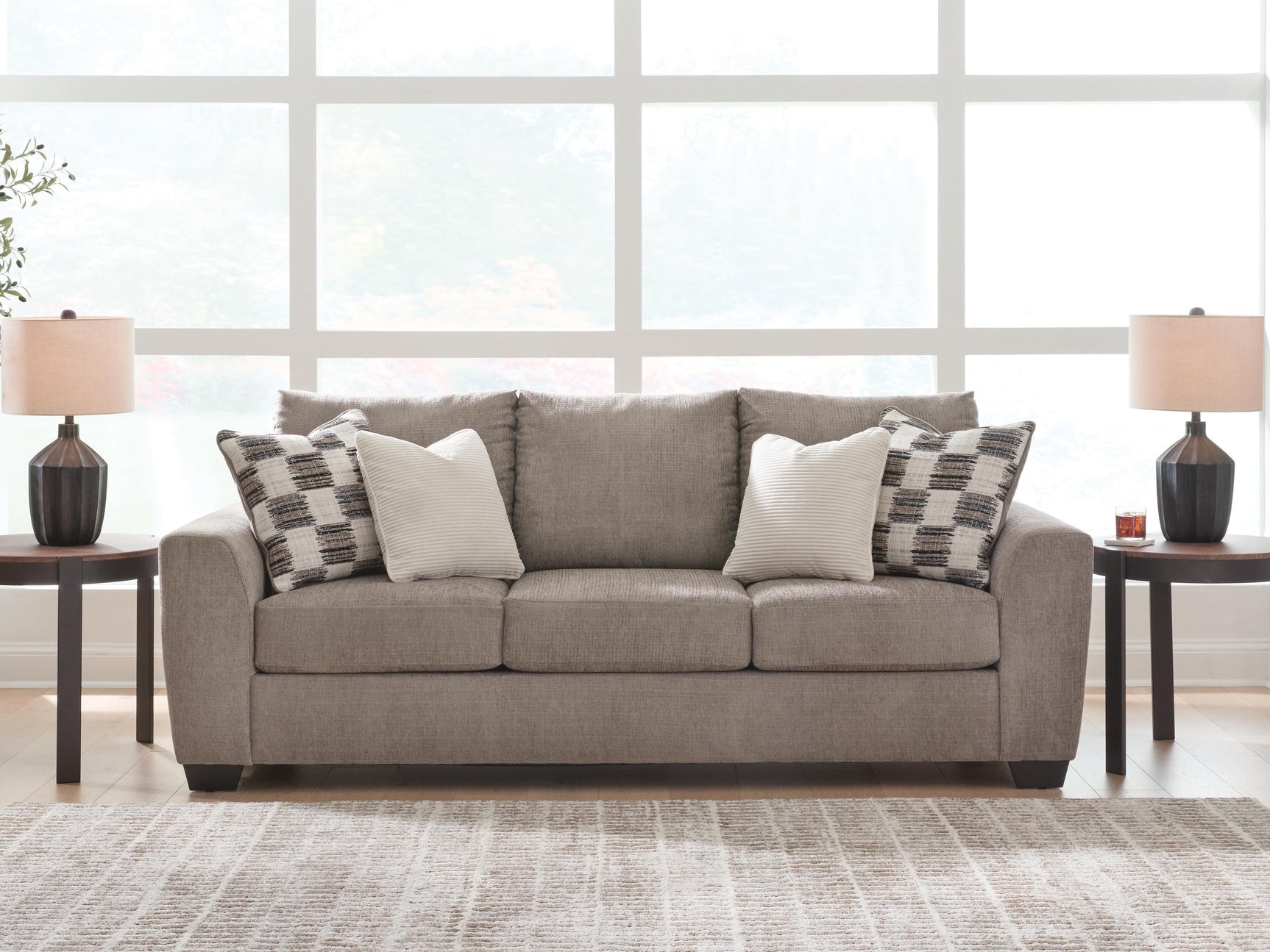 Sam's Furniture - Ashley Furniture - Loreo Living Room - Sofa / Truffle - 6310238