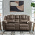 Sam's Furniture - Ashley Furniture - Lowilla Living Room - DBL Rec Loveseat w/Console / Driftwood - PC6450694