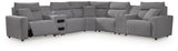Sam's Furniture - Ashley Furniture - Modmax II 7-Piece Power Reclining Sectional with Audio Consoles - 7-Piece Power Reclining Sectional with Audio Consoles - 65906S48