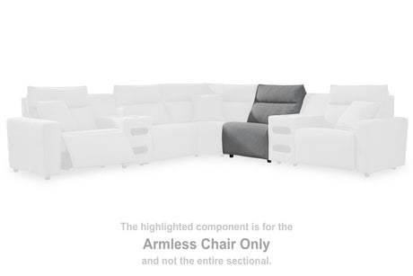 Sam's Furniture - Ashley Furniture - ModMax II Sectional - Armless Chair / Salt and Pepper - 6590646