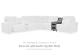 Sam's Furniture - Ashley Furniture - ModMax II Sectional - Console with Audio System / Salt and Pepper - 6590660