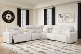 Sam's Furniture - Ashley Furniture - ModMax II Sectional - 6-Piece Reclining Sectional with Console / Stone - 65907S36