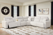 Sam's Furniture - Ashley Furniture - ModMax II Sectional - 6-Piece Reclining Sectional with Console / Stone - 65907S36