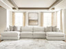 Sam's Furniture - Ashley Furniture - Ashbourne Estate Sectional - RAF 4-Piece Double Chaise Sectional - PC66004S9