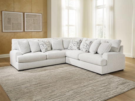 Sam's Furniture - Ashley Furniture - Misty-Lakes Sectional - 3-Piece Sectional / Chalk - PC66906S4