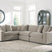 Sam's Furniture - Ashley Furniture - Maxton Heights Sectional - RAF 4-Piece Sectional / Pebble - 67808S3