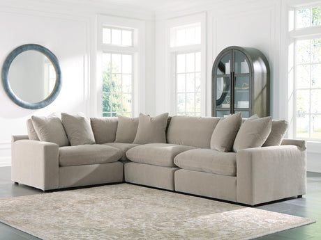 Sam's Furniture - Ashley Furniture - Maxton Heights Sectional - RAF 4-Piece Sectional / Pebble - 67808S3