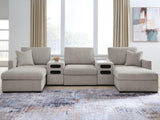 Sam's Furniture - Ashley Furniture - ModMax Luxe Sectional - RAF 5-Piece Double Chaise Sectional with Audio Consoles - 68605S43