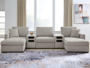Sam's Furniture - Ashley Furniture - ModMax Luxe Sectional - RAF 5-Piece Double Chaise Sectional with Audio Consoles - 68605S43