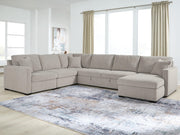 Sam's Furniture - Ashley Furniture - ModMax Luxe Sectional - RAF 5-Piece Sectional with Chaise and Pop Up Sleeper / Flint - 68605S98