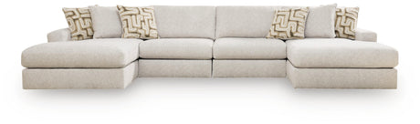 Kestrie 4-Piece Double Chaise Sectional