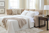 Sam's Furniture - Ashley Furniture - Bridgepoint Sectional - RAF 2-Piece Sleeper Sectional with Chaise / Almond - PC69507S4