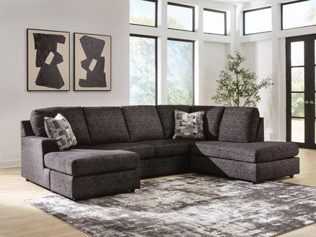 Sam's Furniture - Ashley Furniture - Lentiz Sectional - LAF 2-Piece Sectional with Chaise - PC73404S2