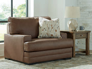 Sam's Furniture - Ashley Furniture - VillaCourt Living Room - Chair and a Half / Caramel - 7490923