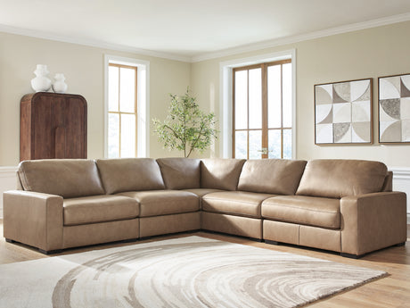 Sam's Furniture - Ashley Furniture - Veronella Sectional - RAF 5-Piece Sectional / Sahara - 76106S17