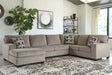 Sam's Furniture - Ashley Furniture - Ballinasloe Sectional - RAF 3-Piece Sectional with Chaise / Smoke - 80703S1