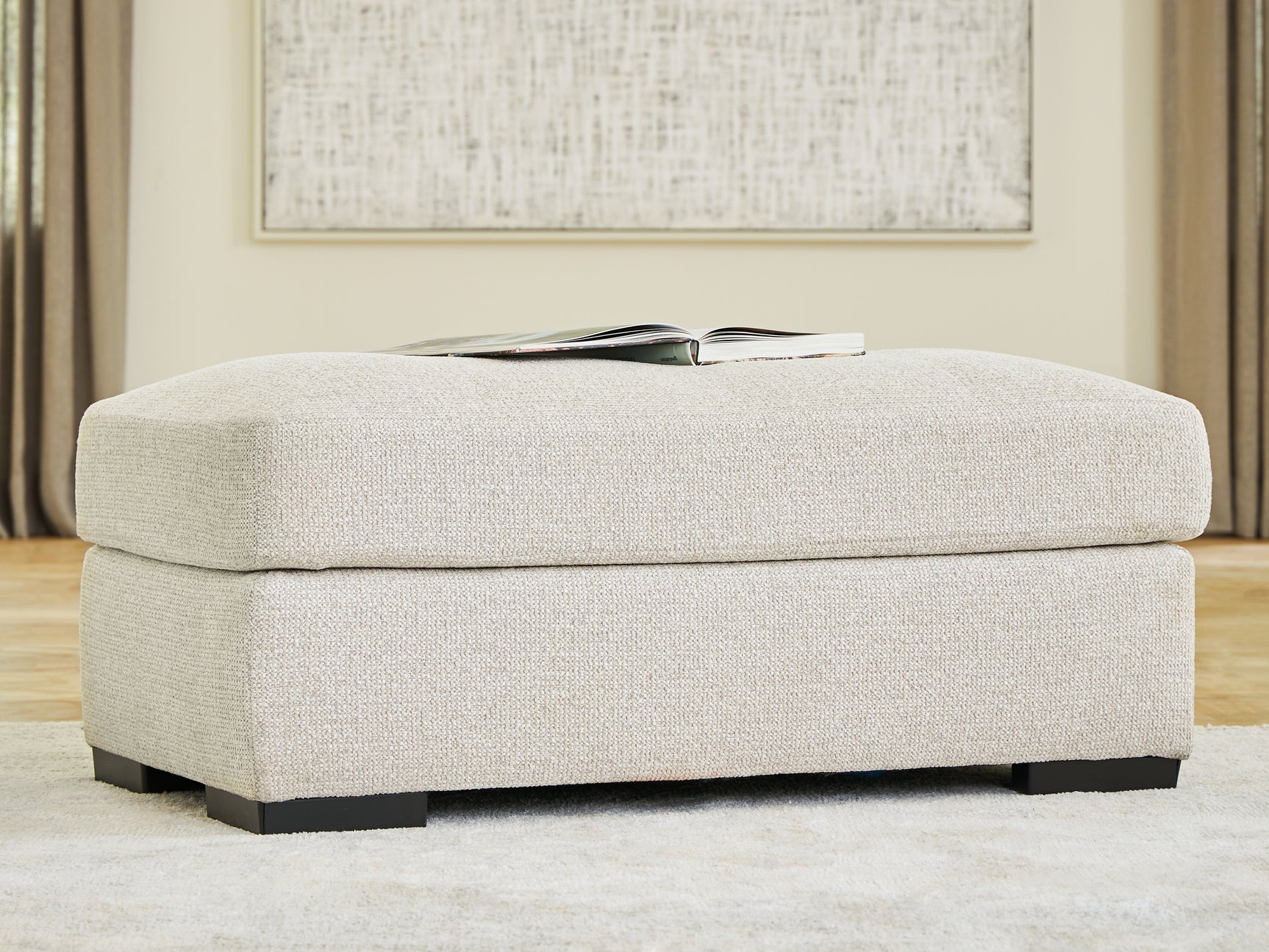 Sam's Furniture - Ashley Furniture - Conlee-Pike Living Room - Ottoman / Linen - PC8131014