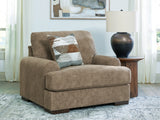 Sam's Furniture - Ashley Furniture - Jayne Park Living Room - Chair and a Half / Pecan - PC8150523