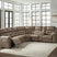 Sam's Furniture - Ashley Furniture - Ravenel Sectional - 3-Piece Power Reclining Sectional / Fossil - 83106S2