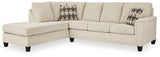 Sam's Furniture - Ashley Furniture - Abinger Sectional - RAF 2-Piece Sleeper Sectional with Chaise / Natural - 83904S3