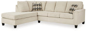 Sam's Furniture - Ashley Furniture - Abinger Sectional - RAF 2-Piece Sleeper Sectional with Chaise / Natural - 83904S3