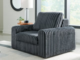 Sam's Furniture - Ashley Furniture - HamlinBay Living Room - Power Gliding Chaise / Gunmetal - PC8680515P