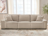Sam's Furniture - Ashley Furniture - Carceri Sectional - 3-Piece Power Sectional Reclining Sofa / Cashmere - 87003S3
