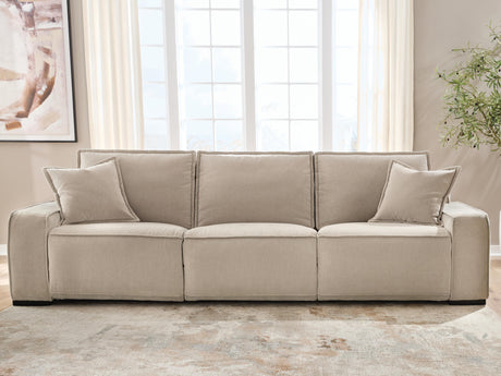 Sam's Furniture - Ashley Furniture - Carceri Sectional - 3-Piece Power Sectional Reclining Sofa / Cashmere - 87003S3