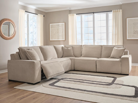 Sam's Furniture - Ashley Furniture - Carceri Sectional - 5-Piece Power Sectional Reclining Sofa / Cashmere - 87003S4