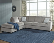 Sam's Furniture - Ashley Furniture - Altari Sectional - RAF 2-Piece Sectional with Chaise / Alloy - 87214S1