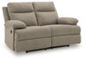 Sam's Furniture - Ashley Furniture - Side-Swipe Living Room - Reclining Loveseat / Mocha - PC9140586