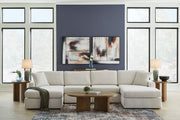 Sam's Furniture - Ashley Furniture - Modmax Sectional - RAF 4-Piece Sectional with Chaise / Oyster - 92103S19