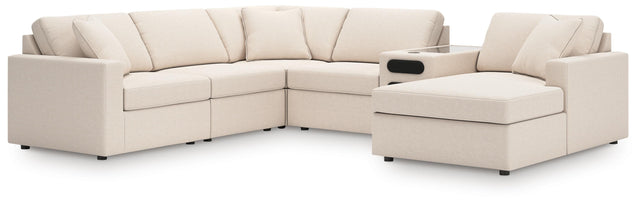 Sam's Furniture - Ashley Furniture - Modmax 6-Piece Sectional with Audio System and Chaise - RAF 6-Piece Sectional with Audio System and Chaise - 92103S51