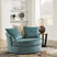 Sam's Furniture - Ashley Furniture - Laylabrook Living Room - Oversized Swivel Accent Chair / Teal - 9220621