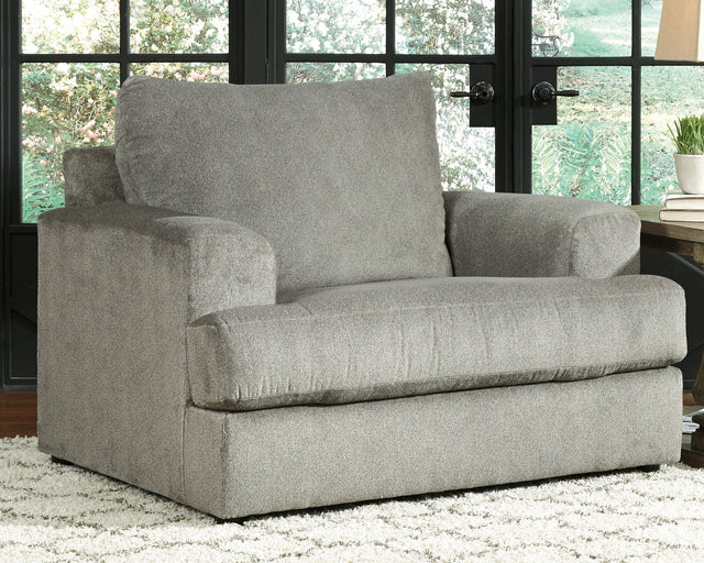 Sam's Furniture - Ashley Furniture - Soletren Living Room - Oversized Accent Ottoman / Stone - 9510408