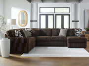 Sam's Furniture - Ashley Furniture - Midnight-Madness Sectional - LAF 4-Piece Sectional with Chaise / Chocolate - 98104S3
