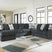 Sam's Furniture - Ashley Furniture - Midnight-Madness Sectional - RAF 4-Piece Sectional with Chaise / Gunmetal - 98105S1
